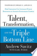 Talent, Transformation, and the Triple Bottom Line