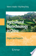 Agricultural Biotechnology in China