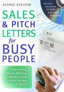 Sales & Pitch Letters for Busy People