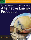 Environmentally Conscious Alternative Energy Production