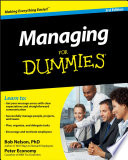 Managing For Dummies