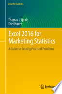 Excel 2016 for Marketing Statistics