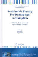 Sustainable Energy Production and Consumption