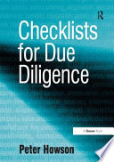 Checklists for Due Diligence